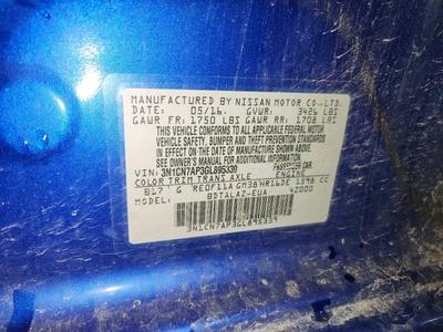 2016 Nissan Versa 1.6 S Plus