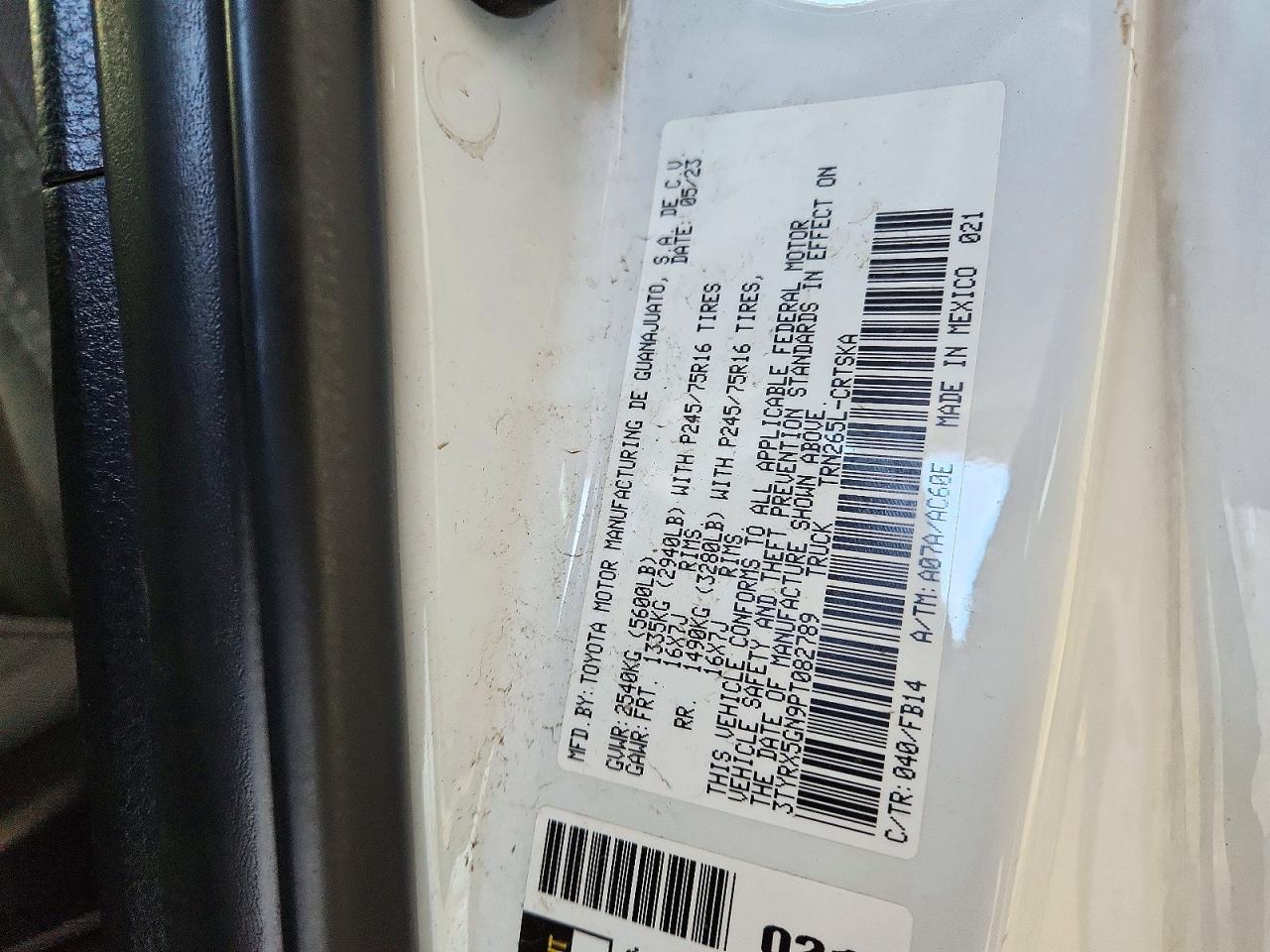 2023 Toyota Tacoma SR