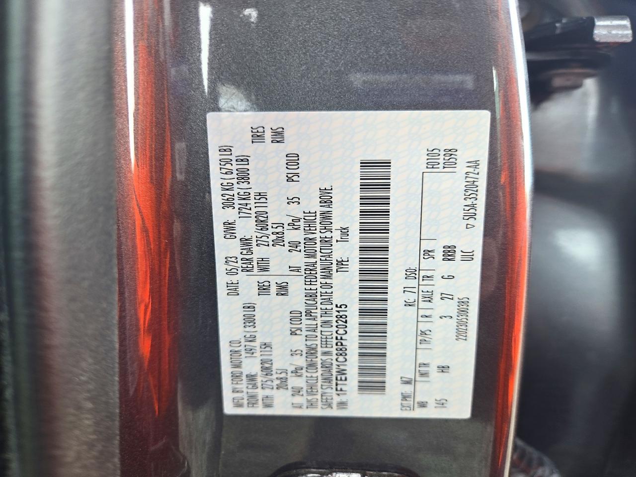 2023 Ford F150 Supercrew