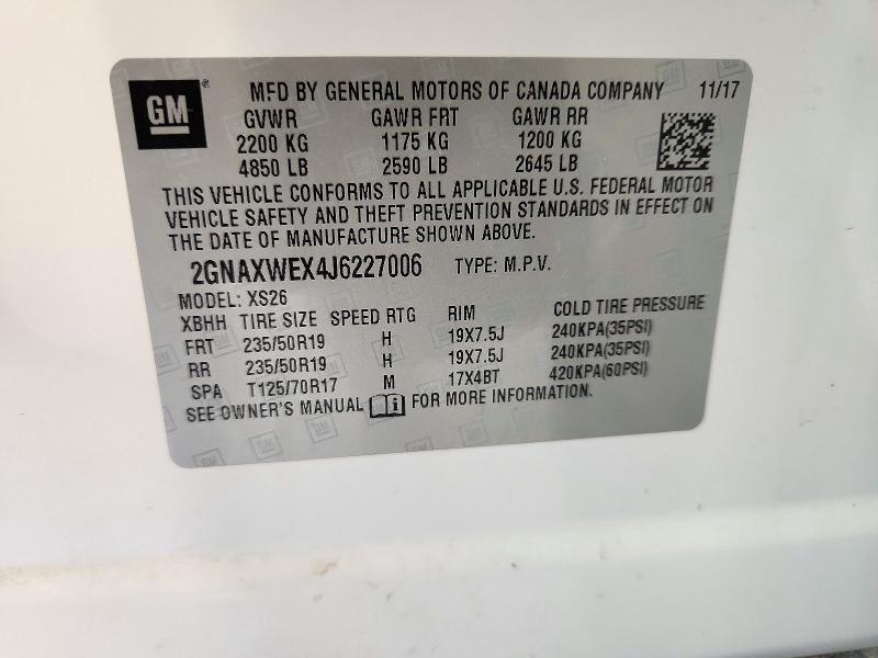 2018 Chevrolet Equinox Premier