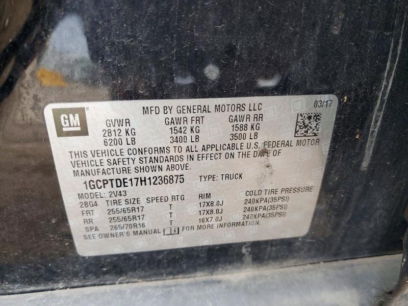 2017 Chevrolet Colorado Z71