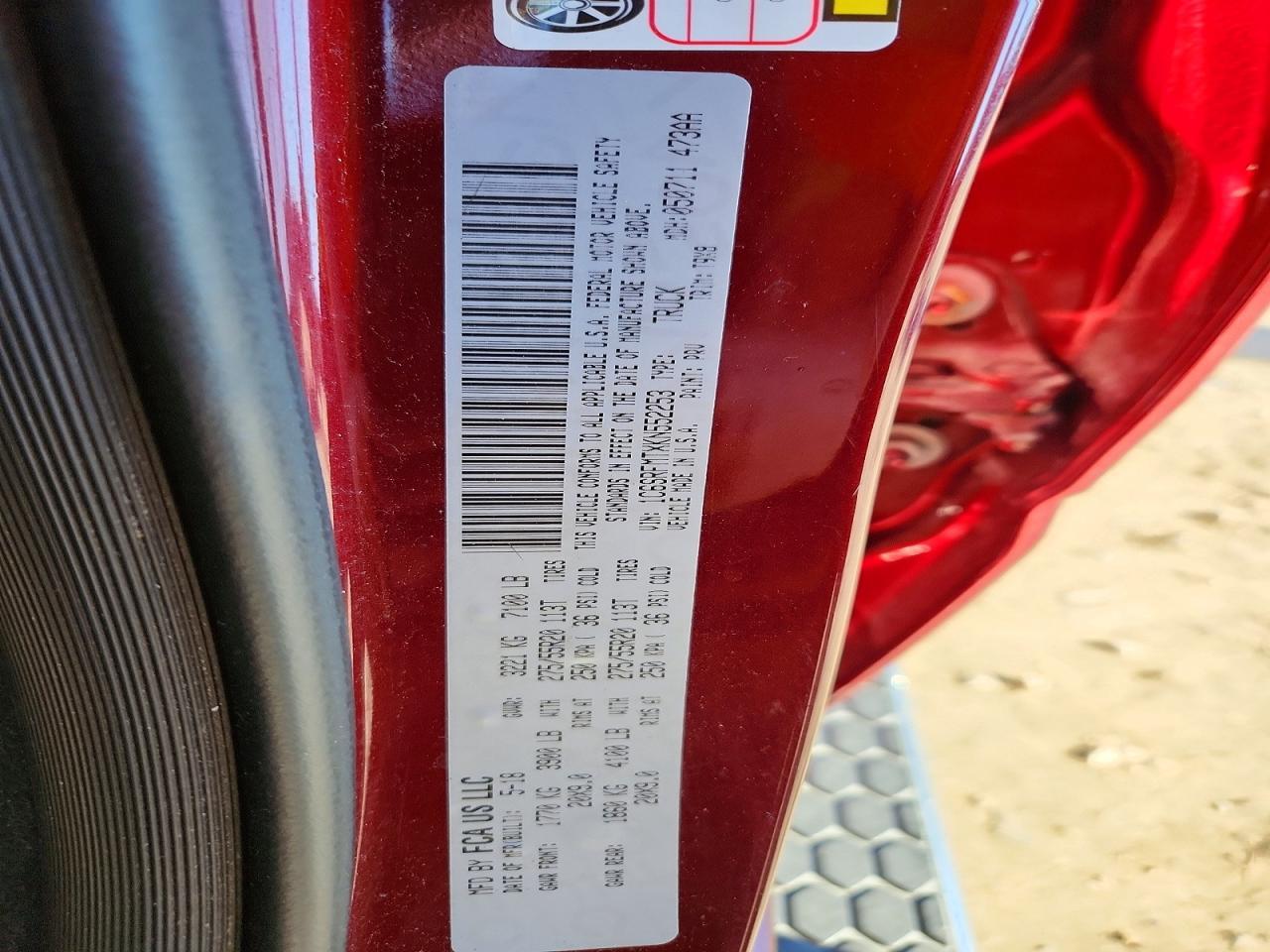 2019 Dodge RAM 1500 BIG HORN/LONE Star