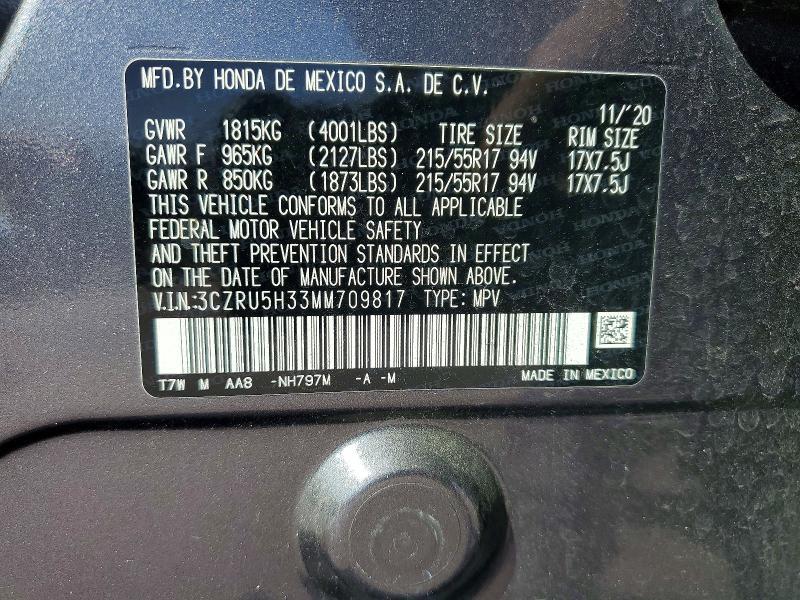 2021 Honda Hr-V LX