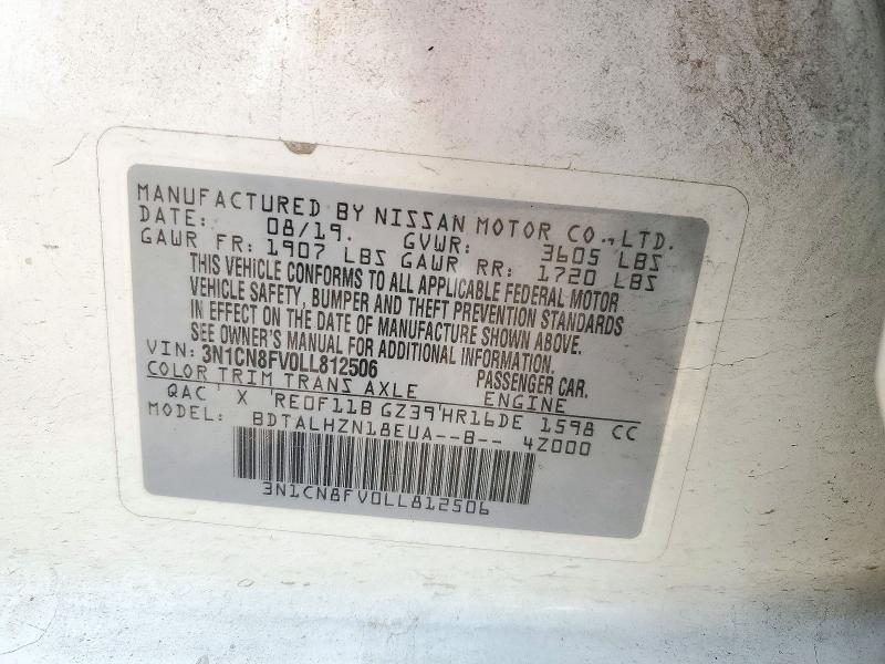 2020 Nissan Versa SR