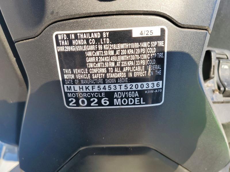 2026 Honda ADV160 A