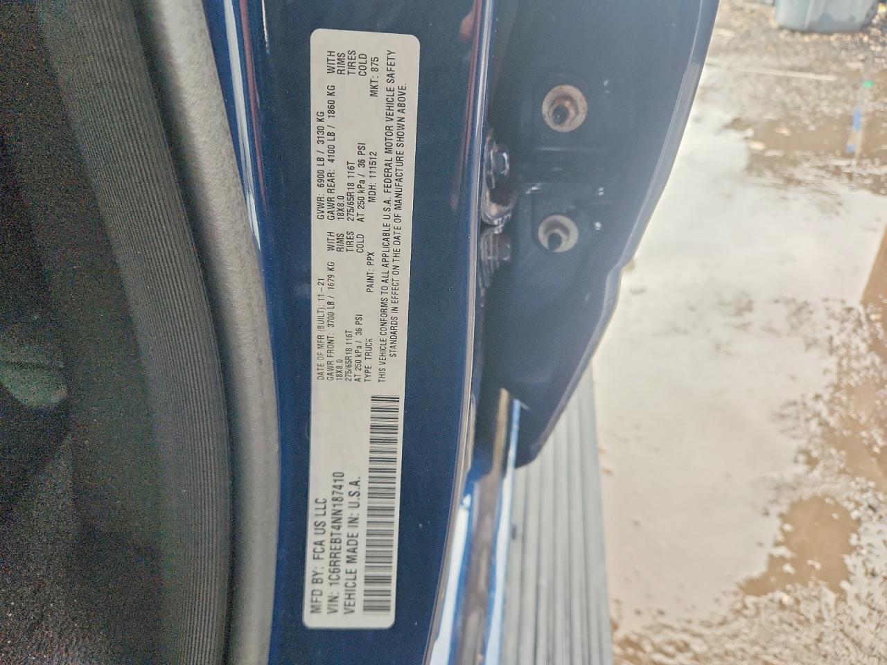 2022 Dodge RAM 1500 BIG HORN/LONE Star