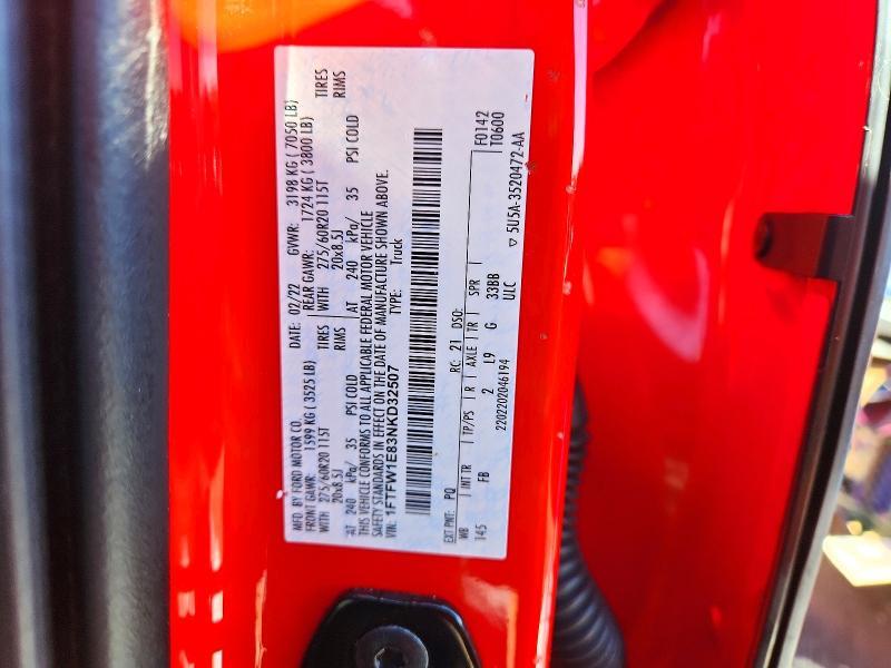 2022 Ford F150 Supercrew