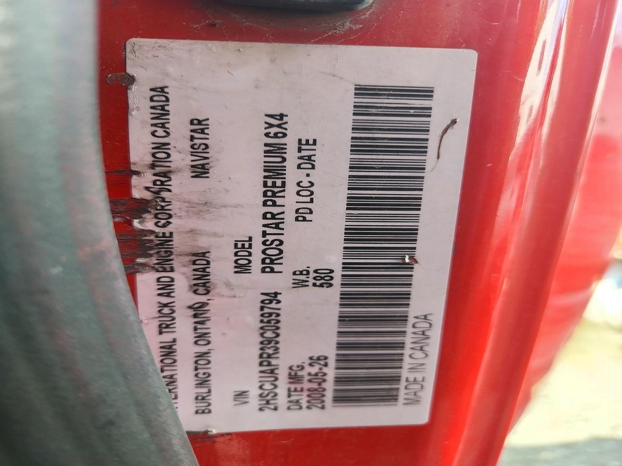 2009 International Prostar Premium Semi Truck