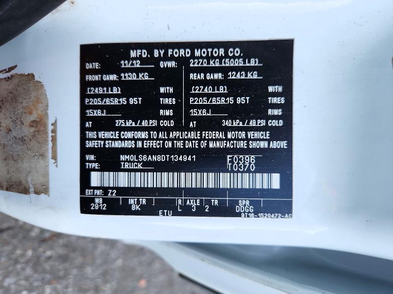 2013 Ford Transit Connect XL Van