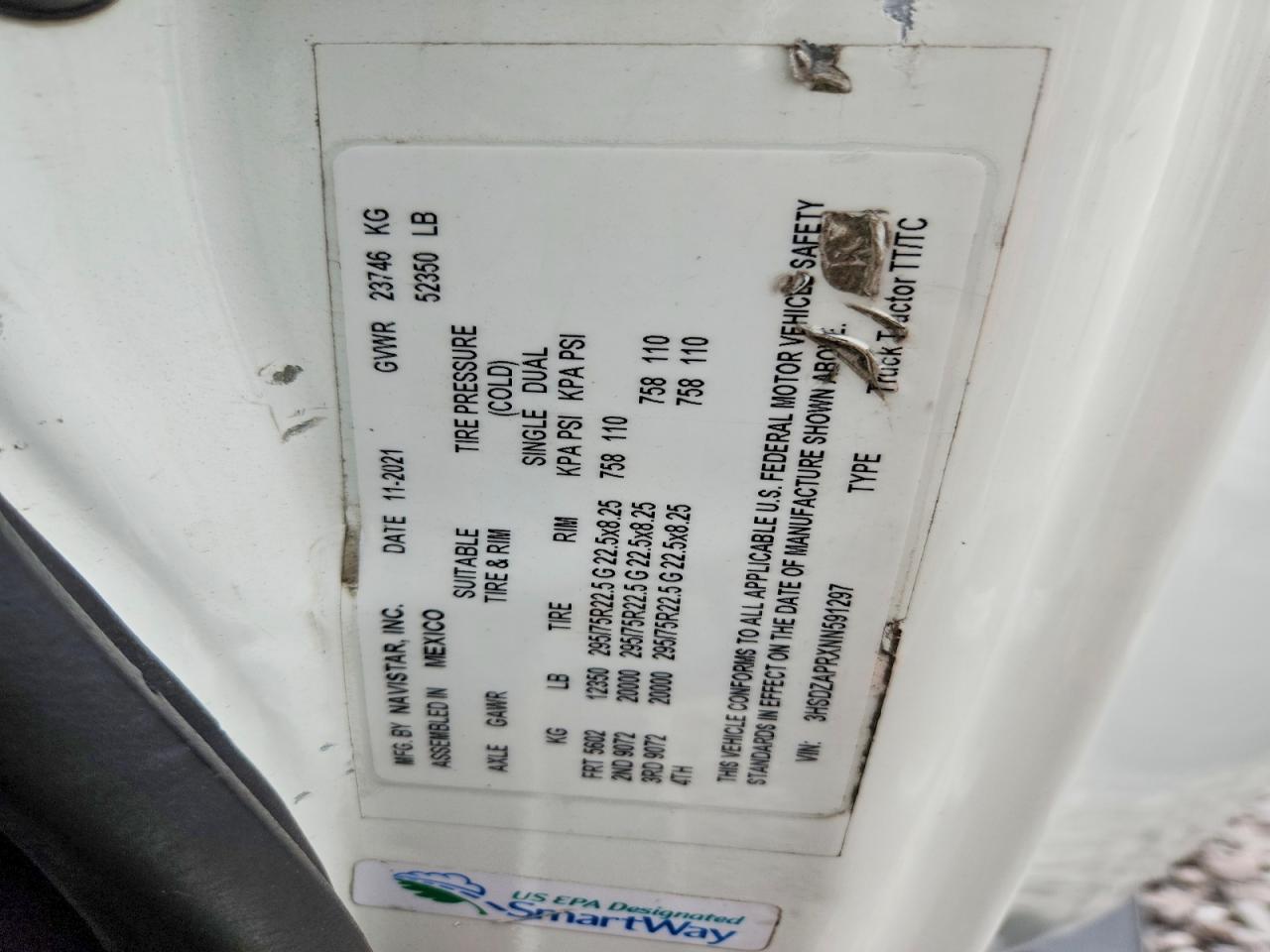 2022 International LT625 Semi Truck