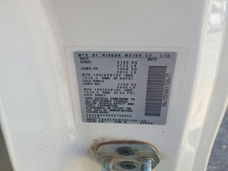 2019 Nissan NV200 S