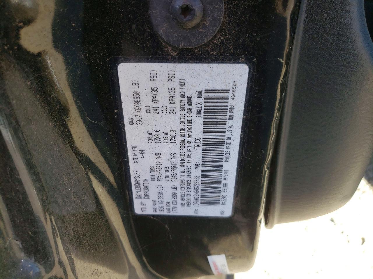 2004 Dodge RAM 1500 ST