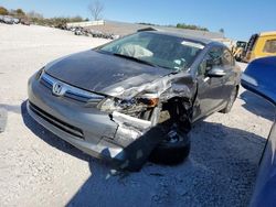 Honda Civic salvage cars for sale: 2012 Honda Civic Hybrid L