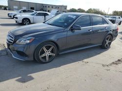 Salvage cars for sale from Copart Dallas, TX: 2016 Mercedes-Benz E 350
