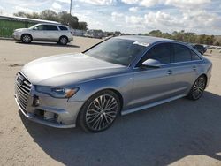 Salvage cars for sale from Copart Orlando, FL: 2017 Audi A6 Premium Plus