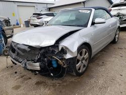 Salvage cars for sale from Copart Pekin, IL: 2003 Audi A4 3.0 Cabriolet
