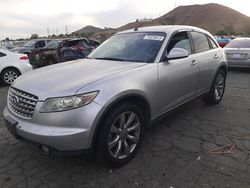 Salvage cars for sale from Copart Colton, CA: 2003 Infiniti FX35