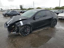 Salvage cars for sale from Copart Miami, FL: 2022 Tesla Model Y