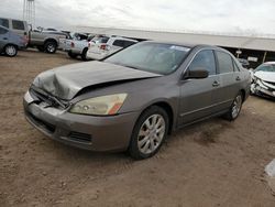 Honda Accord EX salvage cars for sale: 2006 Honda Accord EX