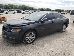 Chevrolet Malibu LT salvage cars for sale: 2018 Chevrolet Malibu LT