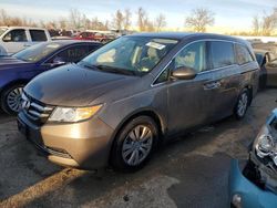 Salvage cars for sale from Copart Dunn, NC: 2015 Honda Odyssey EX