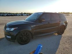 Salvage cars for sale from Copart San Antonio, TX: 2015 Land Rover Range Rover Sport HSE