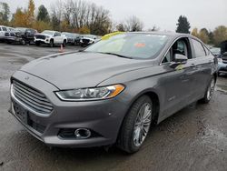 Ford salvage cars for sale: 2013 Ford Fusion SE Hybrid