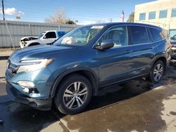 Salvage cars for sale from Copart Littleton, CO: 2016 Honda Pilot EXL