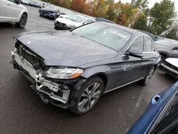 Mercedes-Benz salvage cars for sale: 2016 Mercedes-Benz C 300 4matic