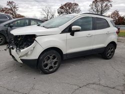 Ford salvage cars for sale: 2018 Ford Ecosport SES
