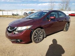 Honda Civic salvage cars for sale: 2015 Honda Civic EXL