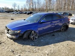 Honda Accord salvage cars for sale: 2018 Honda Accord Sport