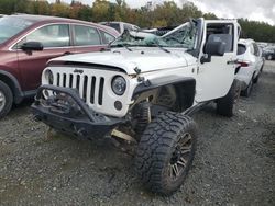 Jeep salvage cars for sale: 2015 Jeep Wrangler Unlimited Sport