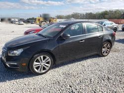 Salvage cars for sale from Copart New Braunfels, TX: 2015 Chevrolet Cruze LTZ