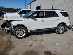 Ford Explorer salvage cars for sale: 2017 Ford Explorer XLT