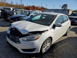 Ford Focus SE salvage cars for sale: 2018 Ford Focus SE