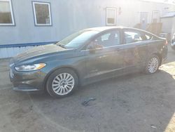 Salvage cars for sale from Copart Lyman, ME: 2015 Ford Fusion SE Hybrid