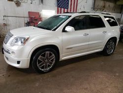 Salvage cars for sale from Copart Casper, WY: 2012 GMC Acadia Denali