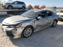 Salvage cars for sale from Copart Walton, KY: 2021 Toyota Camry LE