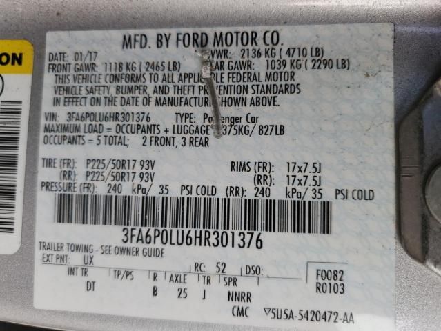 2017 Ford Fusion SE Hybrid