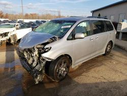 Salvage cars for sale from Copart Hartford City, IN: 2015 Toyota Sienna Sport
