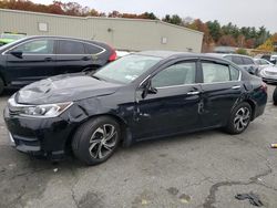 Honda Accord salvage cars for sale: 2016 Honda Accord LX