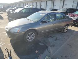 Honda Accord EX salvage cars for sale: 2007 Honda Accord EX