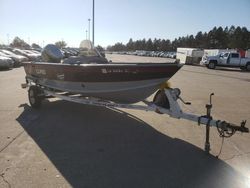 Salvage cars for sale from Copart Eldridge, IA: 1997 Lund Boat With Trailer