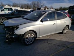 Hyundai salvage cars for sale: 2010 Hyundai Elantra Blue