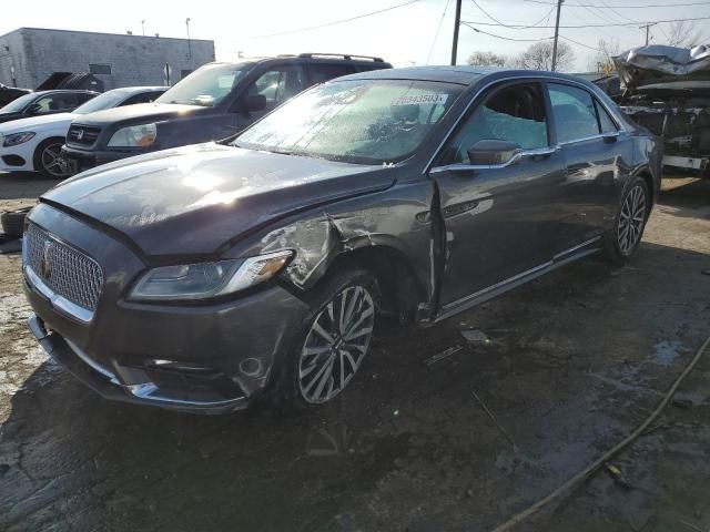 2017 Lincoln Continental Select