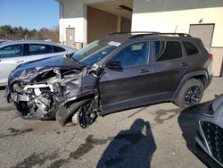 Salvage cars for sale from Copart Exeter, RI: 2022 Jeep Cherokee Latitude
