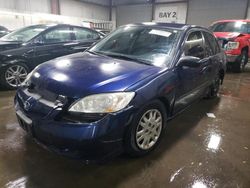 Honda Civic salvage cars for sale: 2004 Honda Civic LX