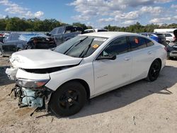 Chevrolet salvage cars for sale: 2017 Chevrolet Malibu LS