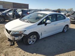 Honda Civic salvage cars for sale: 2013 Honda Civic LX